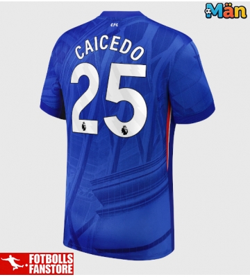 Chelsea Moises Caicedo #25 Hemmatröja 2025-26 Kortärmad